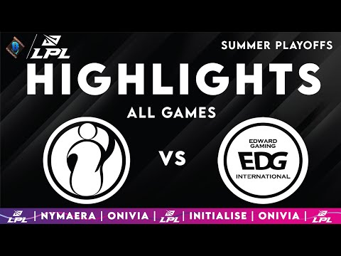 IG vs EDG Highlights ALL GAMES | LPL Playoffs 2025 | Invictus Gaming vs EDward Gaming by Onivia