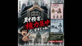 財務省に権力集中しすぎじゃね？