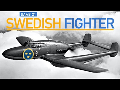 The Experimental Swedish WW2 Fighter - Saab 21
