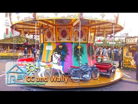 Winter Markets in Germany fun for Children 4k - CC and Wally