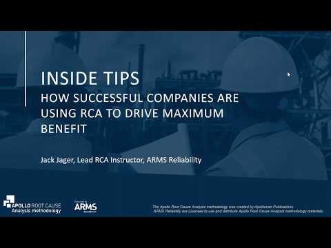 Jack Jager RCA Webinar Inside Tips for Success