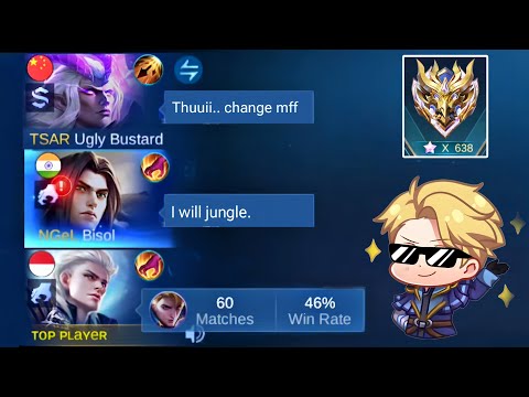 TEAMMATES DON'T TRUST MY 46 WR ALUCARD!! BUT WE ENDED UP WITH 16 Kills & 0 Death - MLBB