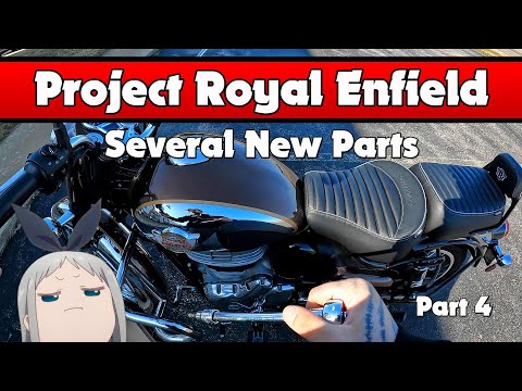 Project Royal Enfield Part 4: RE Classic 350 - Touring Seat, Mirrors, Deluxe Foot Peg, & Chain Guard