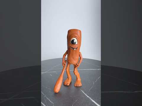 Meme🤯I made Tung Tung sahur but he is a cyclops#tungtungtungsahur #clay #memes #cyclops #plasticine