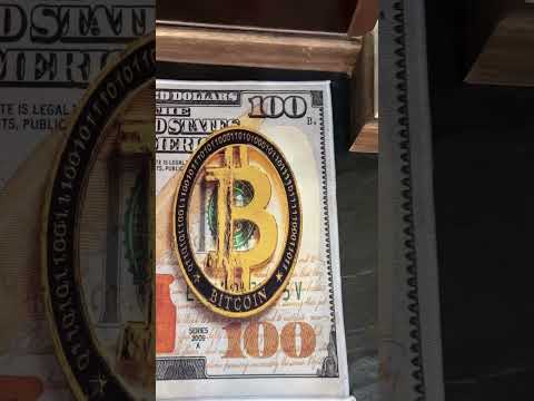 Коврик для дома «100 Dollar Bitcoin» 40×60 см KT8000201 износостойкий и стильный декор solve - фото 1 - id-p3033028875