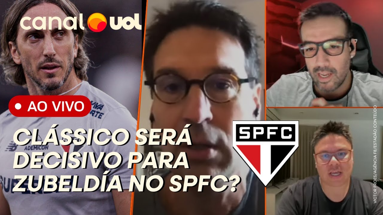🔴SÃO PAULO AO VIVO: QUAL É A REAL SITUAÇÃO DE ZUBELDÍA? CLÁSSICO CONTRA O PALMEIRAS DECISIVO!