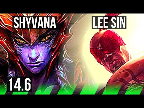 SHYVANA vs LEE SIN (JGL) | 7/0/6, Godlike | BR Master | 14.6