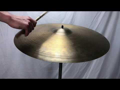 1970s A. Zildjian 24” Ride Cymbal 3321g