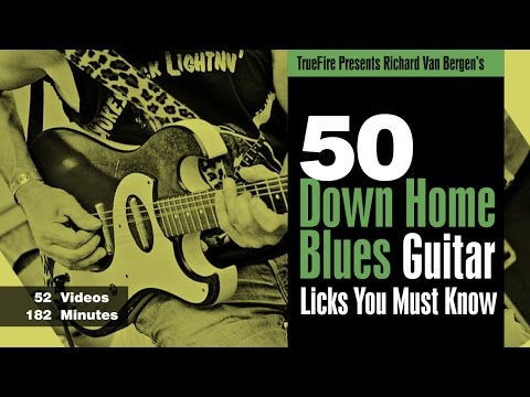 50 Down Home Blues Licks - Intro - Richard Van Bergen