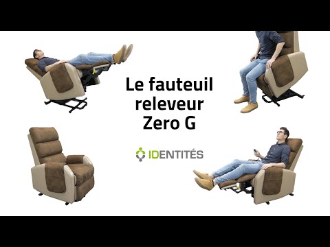 Fauteuil releveur électrique Zéro G - 2 moteurs Okin - Position Zéro Gravité - Microfibre amovible lavable_4