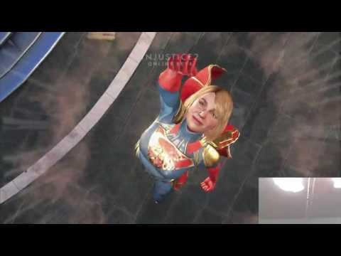 Injustice 2 Beta First online Session  Rattlehead learning Atrocitus vs  Supergirl