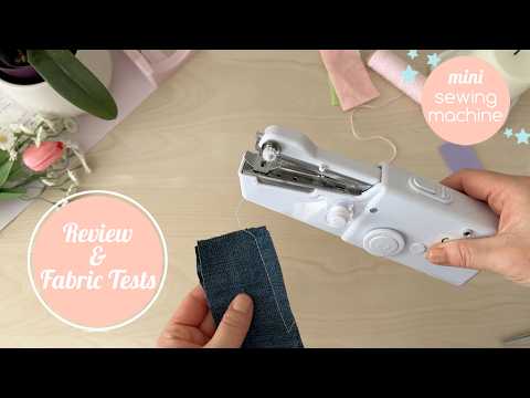 Mini Handheld Sewing Machine Quick Start & Review