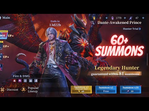 Summoning Awakened Prince - Dante for the first time | Devil may cry peak of combat | Dante Vergil |