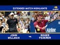 John Millman vs Roger Federer | US Open 2018 R4