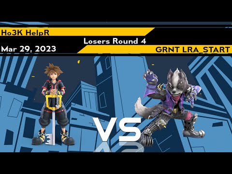 Xeno286 Losers Round 4 - HelpR (Sora) vs LRA_START (Wolf) - SSBU Tournament