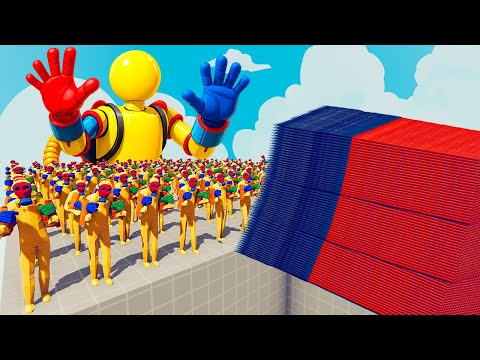 200x PLAYER POPPY PLAYTIME + 1x GIANT vs EVERY GOD - Totally Accurate Battle Simulator TABS