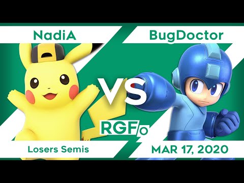 NadiA (Pikachu) vs. BugDoctor (Mega Man) - Losers Semis - RGF Online #1