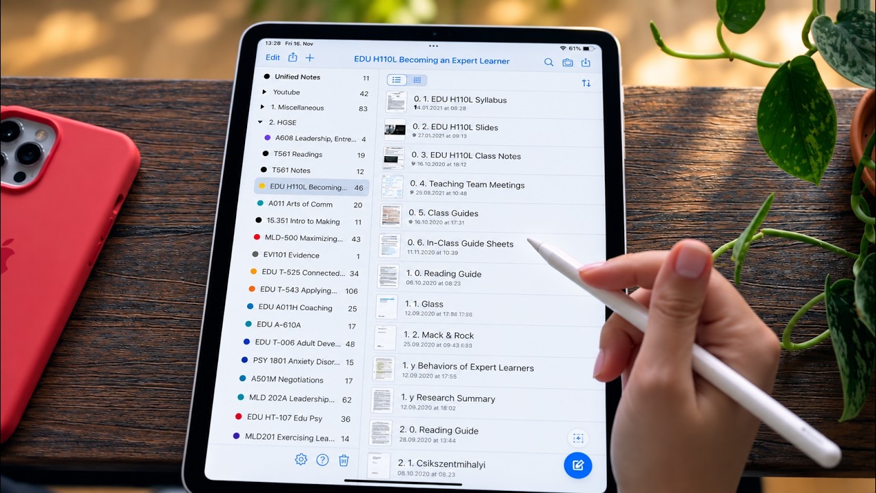 Как я организую учебные заметки в Notability