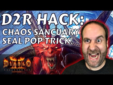 D2R Hack: Chaos Sanctuary Seal Pop Trick! High Runes! Diablo 2 Resurrected