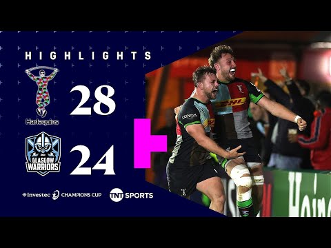 Sam Riley The Hero 🔥 | Harlequins 28-24 Glasgow Warriors | Investec Champions Cup Highlights