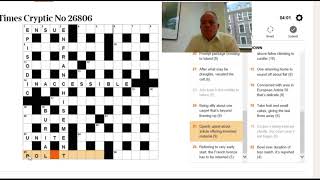 Solving the Times crossword 17 August 2017