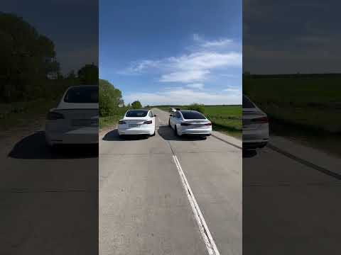 Tesla Model 3 Performance vs Audi S5 STAGE-2.