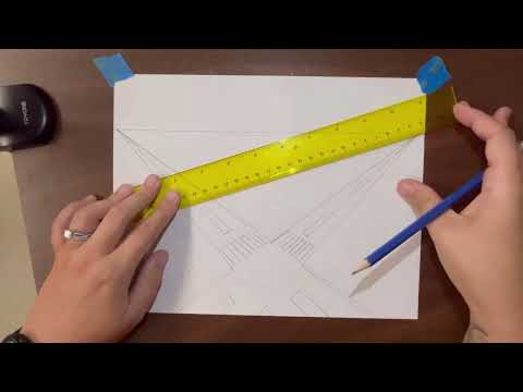 Cidade em perspectiva de dois pontos, ponto 1