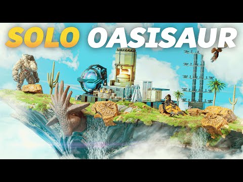 I Survived SOLO On An Oasisaur In ARK