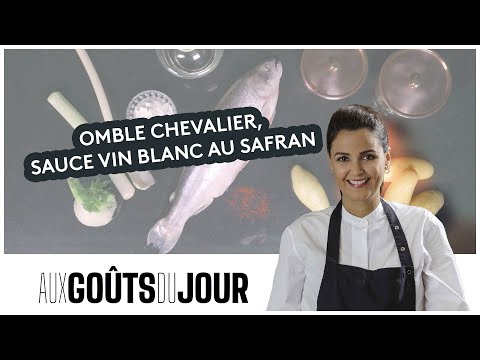 La recette de l'omble chevalier à la mode de Mr. Paul, sauce vin blanc au safran