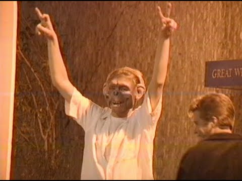 Leonardo DiCaprio Monkeying Around - Halloween 1994