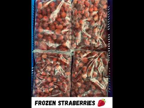 Natural whole frozen strawberry, packaging size: 1 kg, packa...