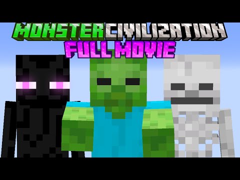 Minecraft, But I Join MONSTER CIVILIZATION [FULL MOVIE]