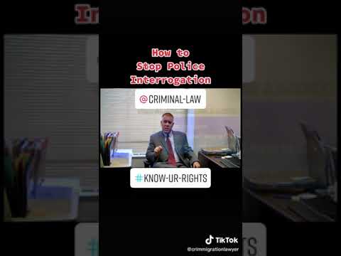 How to Stop Police Interrogation