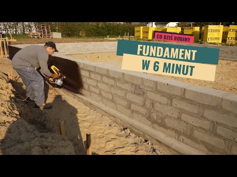 Jak samodzielnie wykonać fundament w 6 minut