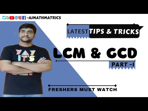 LCM and GCD Basic s and Questions Explained (Part-1)