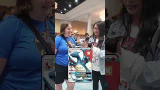 Rating each other’s favorite Pokémon cards at @CardPartyHQ San Diego 👍🏻 #pokemoncards #sullys