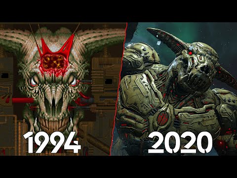 The Icon of Sin in Every Doom Game (1994 - 2020) 4k