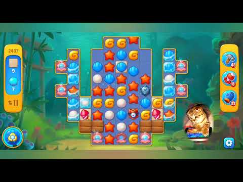 Fishdom 2022, no Boosters,  2437  level  -  прохождение без бустеров,  2437  уровень.