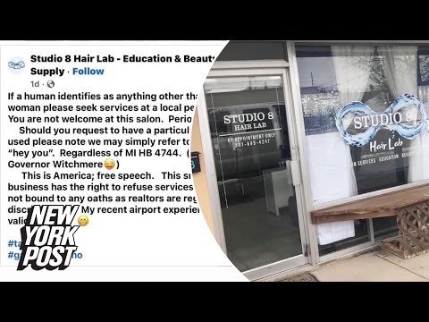 Michigan hair salon refuses transgender customers,...