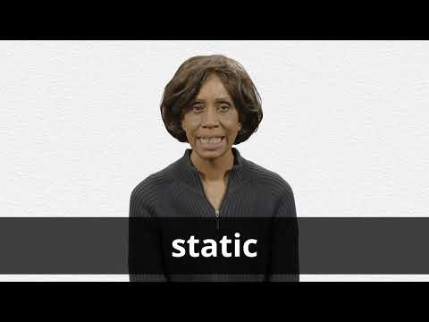 STATIC definition and meaning