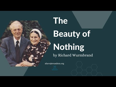 Richard Wurmbrand - The Beauty of Nothing | Beautiful Sermon and Prison Testimony