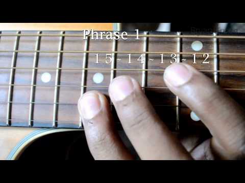 2 Minutes//Sweet Child O Mine intro//Very Easy Tutorial//Picking Technique