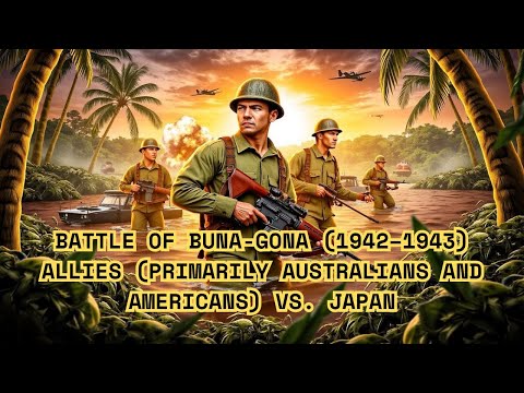 Battle of Buna Gona 1942–1943 Allies primarily Australians and Americans vs  Japan
