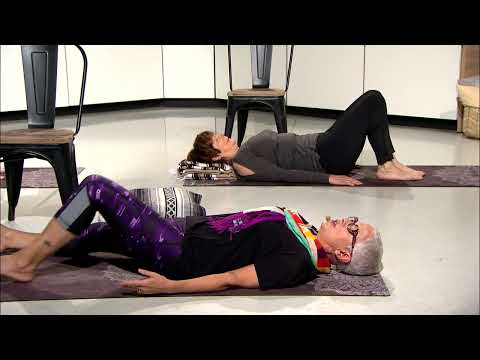 ''Petite routine de base''.YOGA DOUX présentée par Annie Courtecuisse