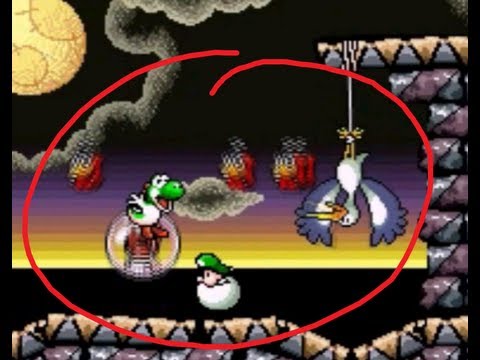 Super Mario World 2 (Yoshi's Island) FINAL BOSS INSANE BUG! (Snes) スーパーマリオ ヨッシーアイランド