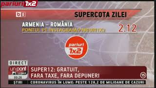SUPERCOTA ZILEI: Pariem pe Armenia – Romania la o cotă de 2.12!