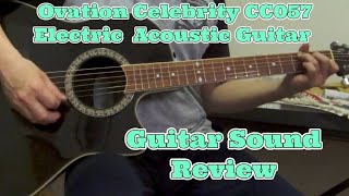 Video thumbnail for Ovation Celebrity CC057 Acoustic Electric Guitar 😎Black Korea Guitar Sound Check & Demo by The Guitarman 28