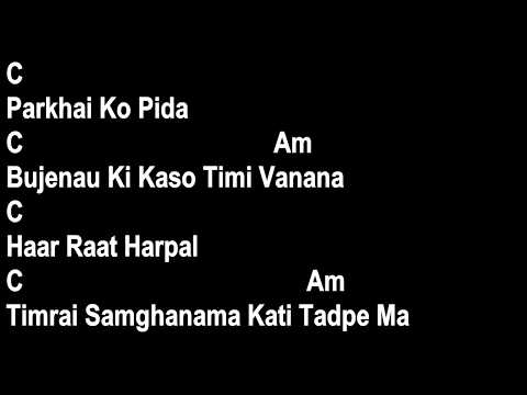 Parkhai Ko Pida Acoustic Cover With Guitar Chords & Lyrics
