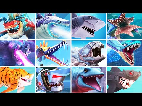 ALL SHARKS - Hungry Shark Evolution