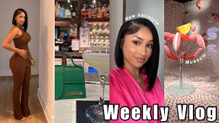 Weekly Vlog | New Hairstyle, Solo Date, Little Mermaid, Art Muesuem, Workout + More